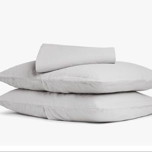 Parachute Home Linen Sheet Set with Top Sheet in Fog. Queen Size.